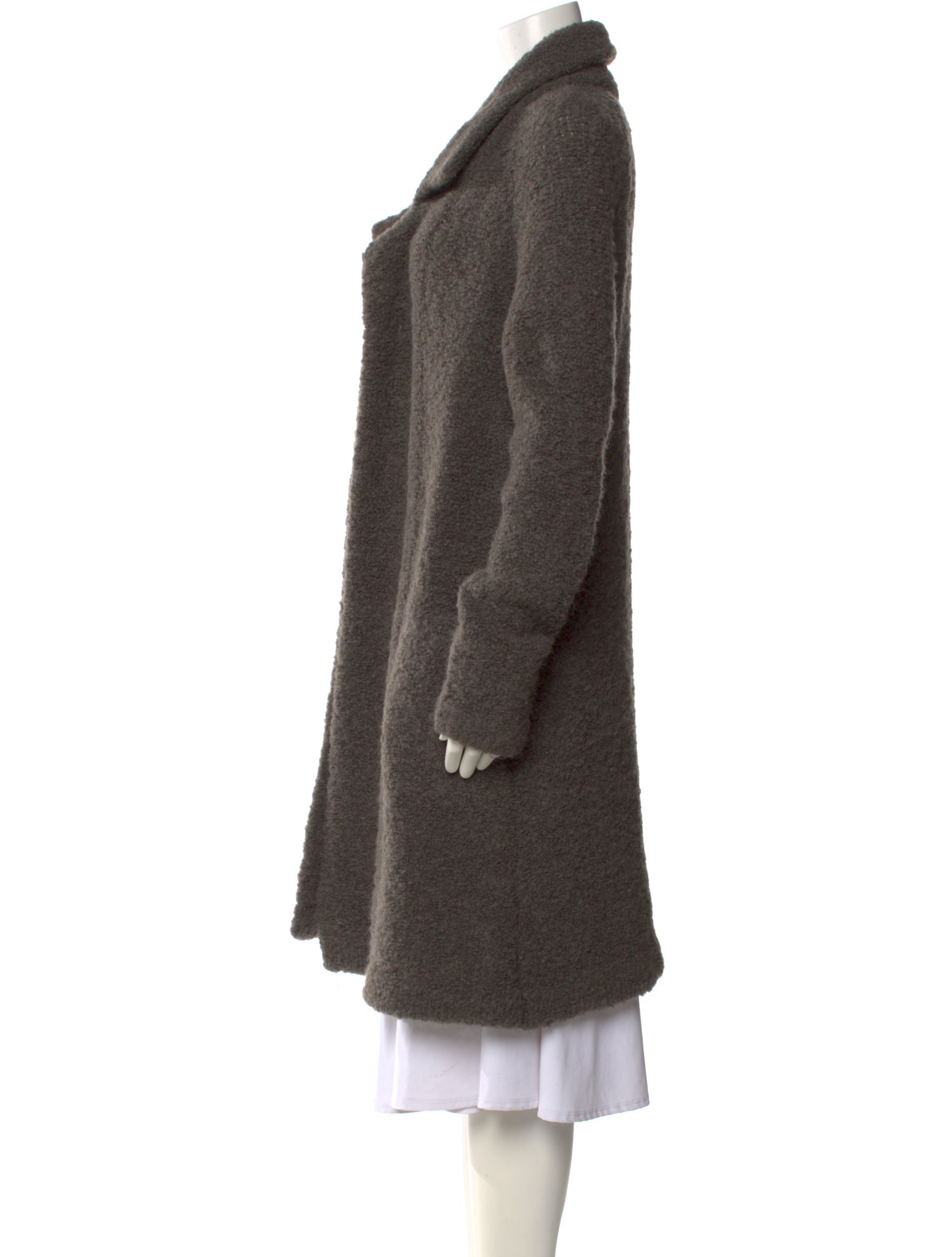 White + Warren Open Front Long Sleeve Cardigan