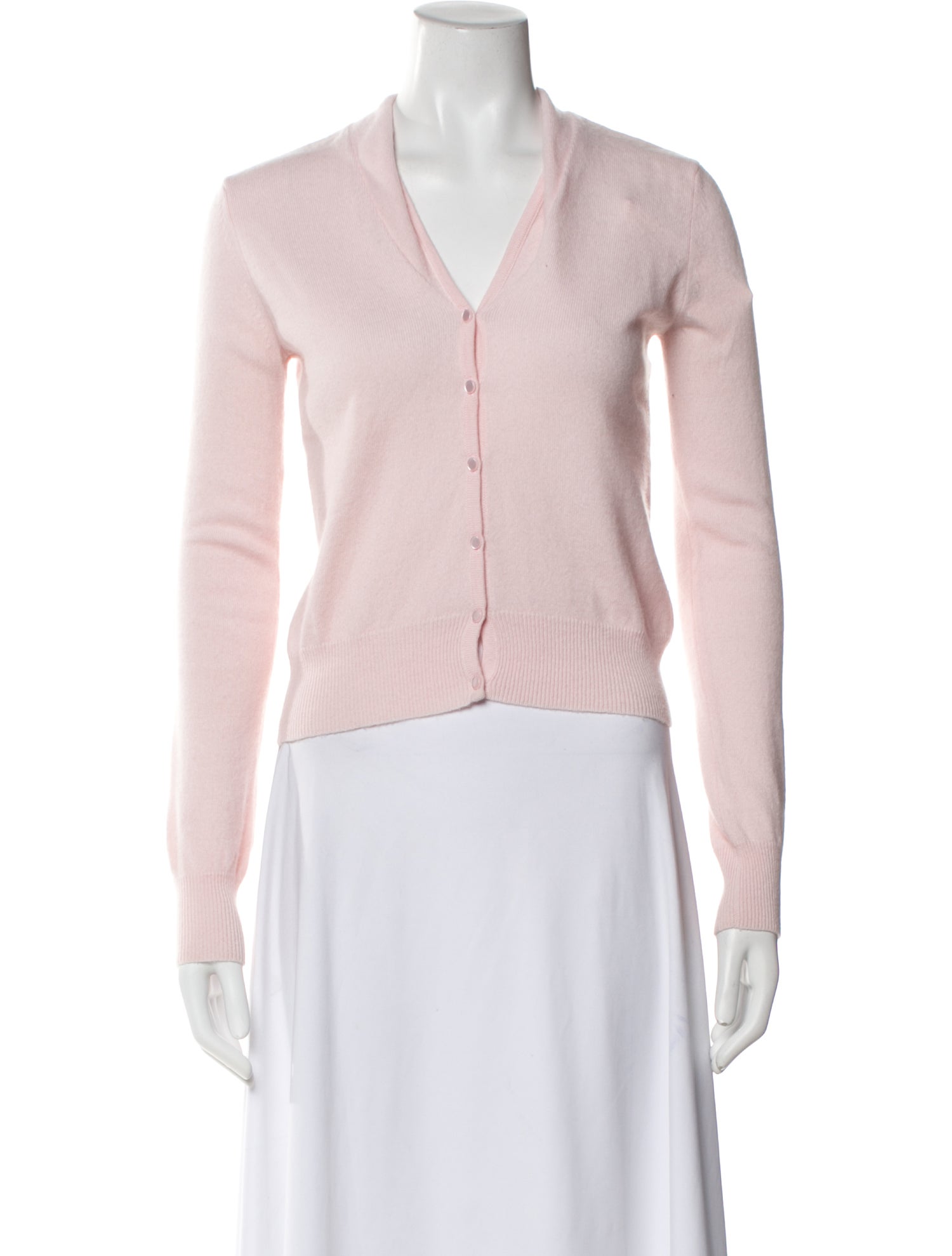 White + Warren Cashmere V-Neck Sweater