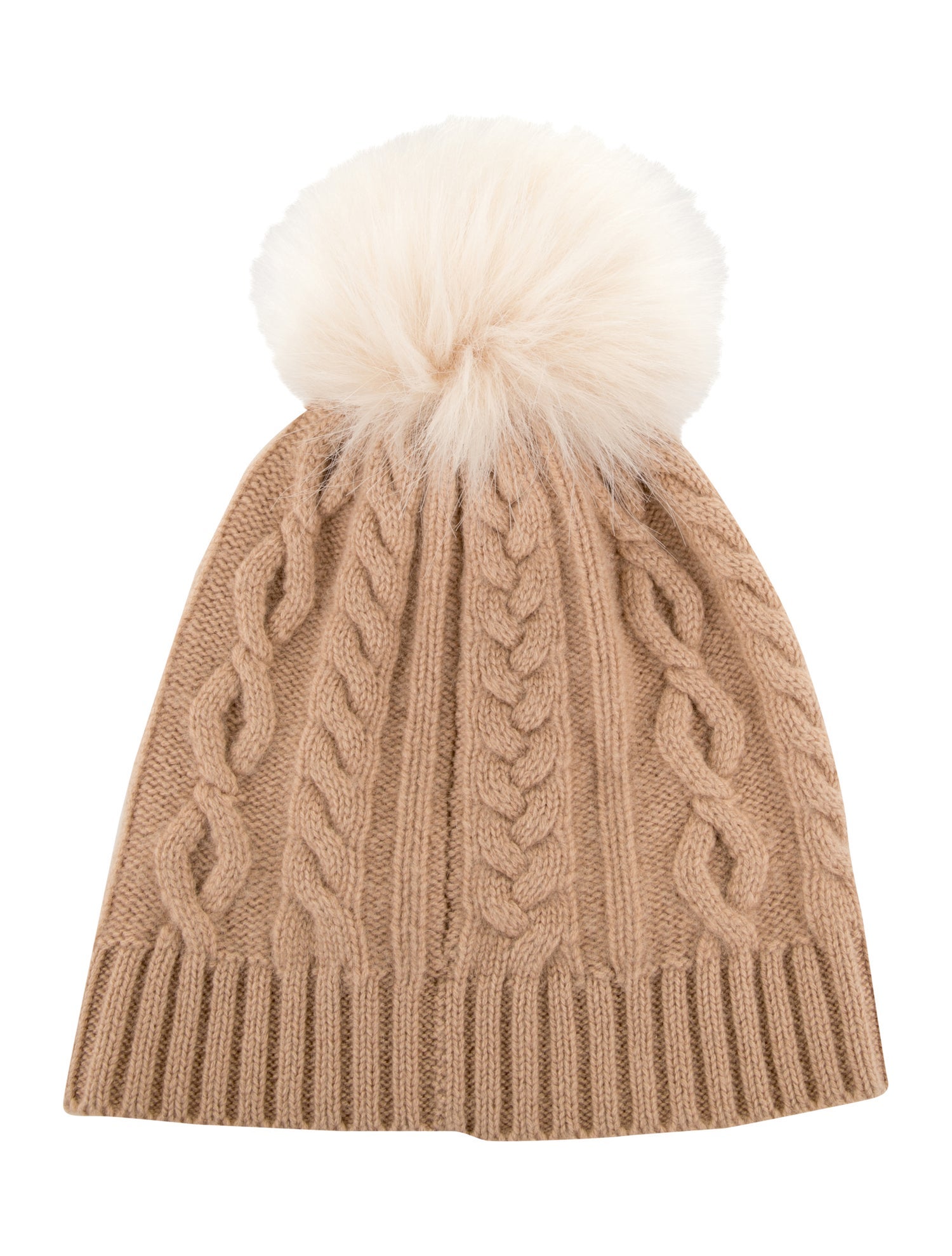 White + Warren Pom Pom Beanie
