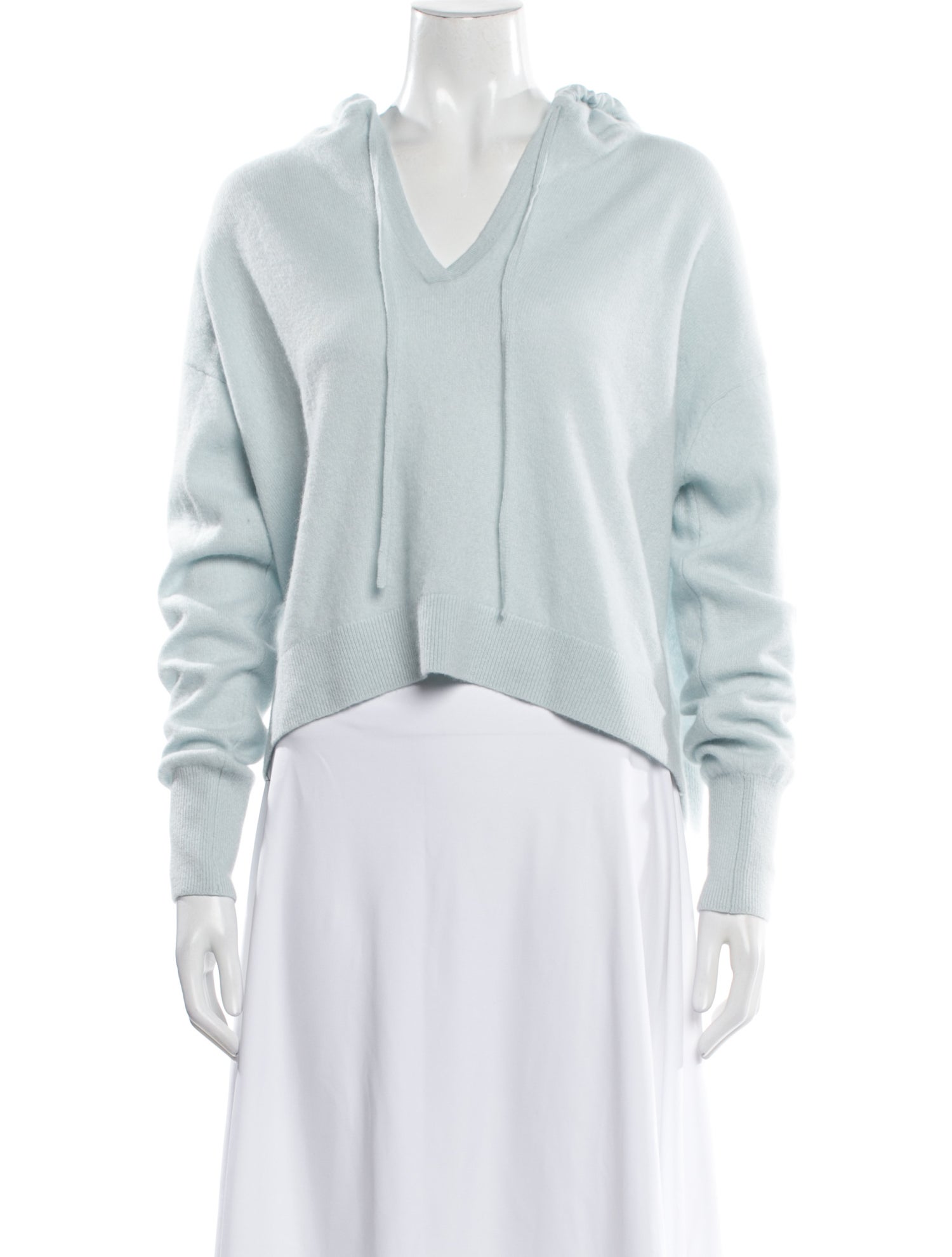White + Warren Cashmere V-Neck Sweater