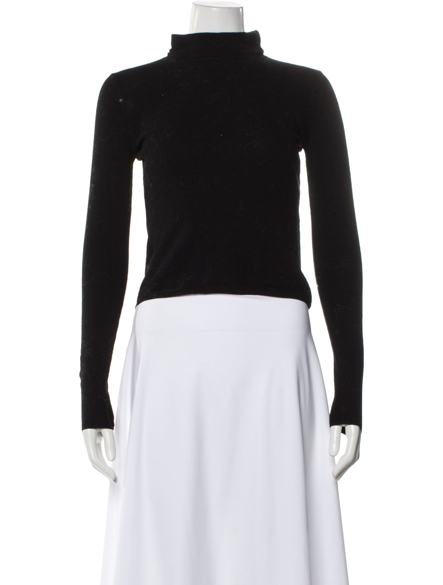White + Warren Merino Wool Mock Neck Sweater