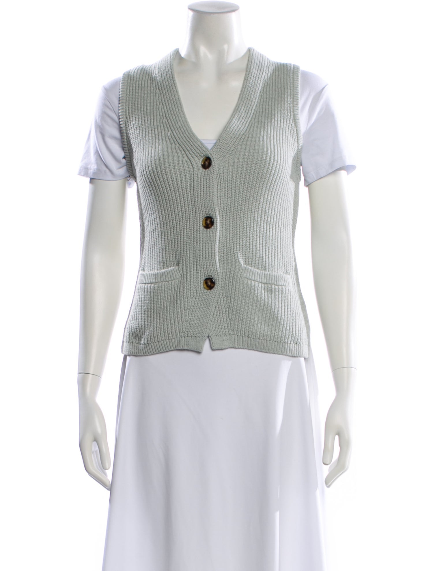 White + Warren Vest w/ Tags