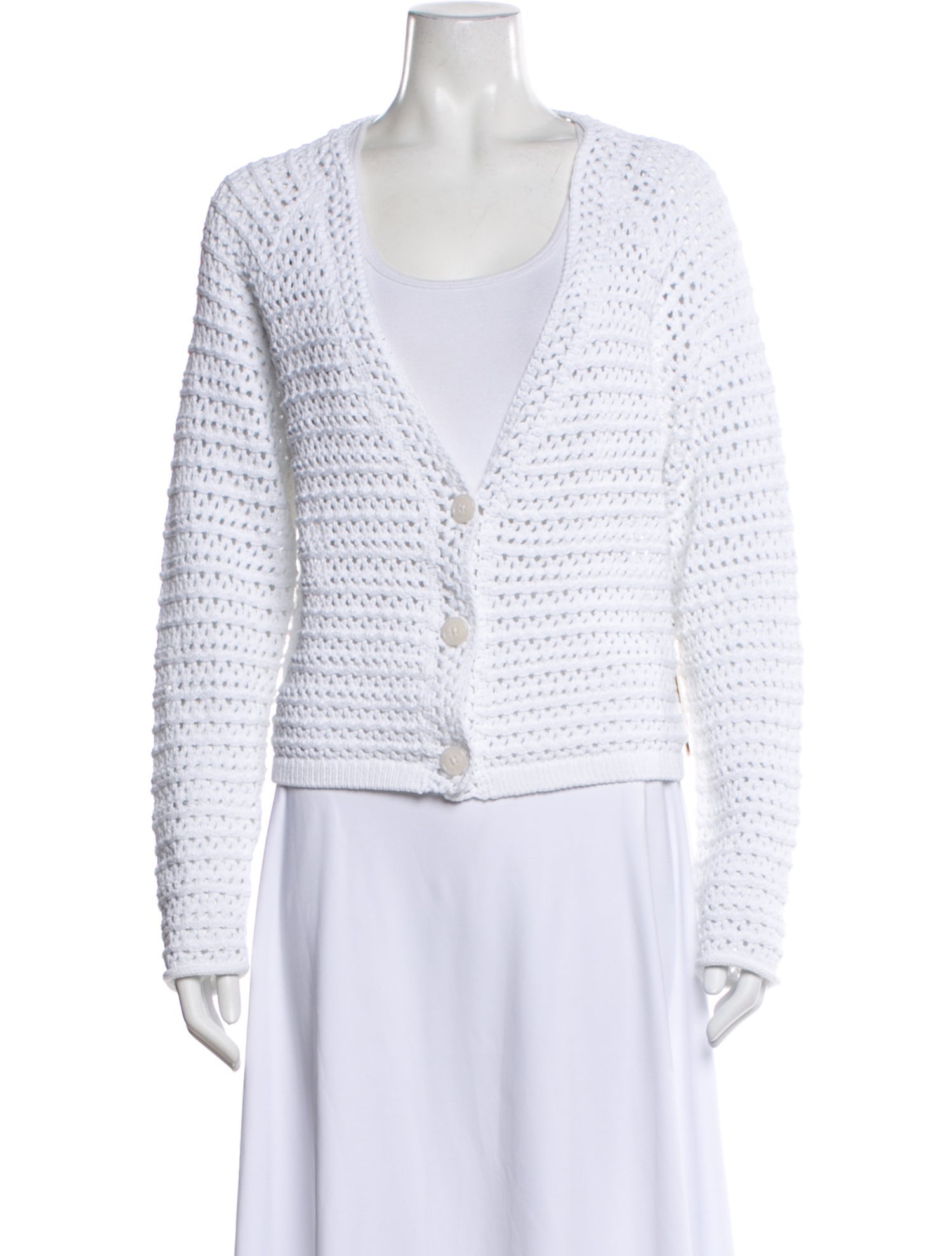 White + Warren V-Neck Sweater w/ Tags