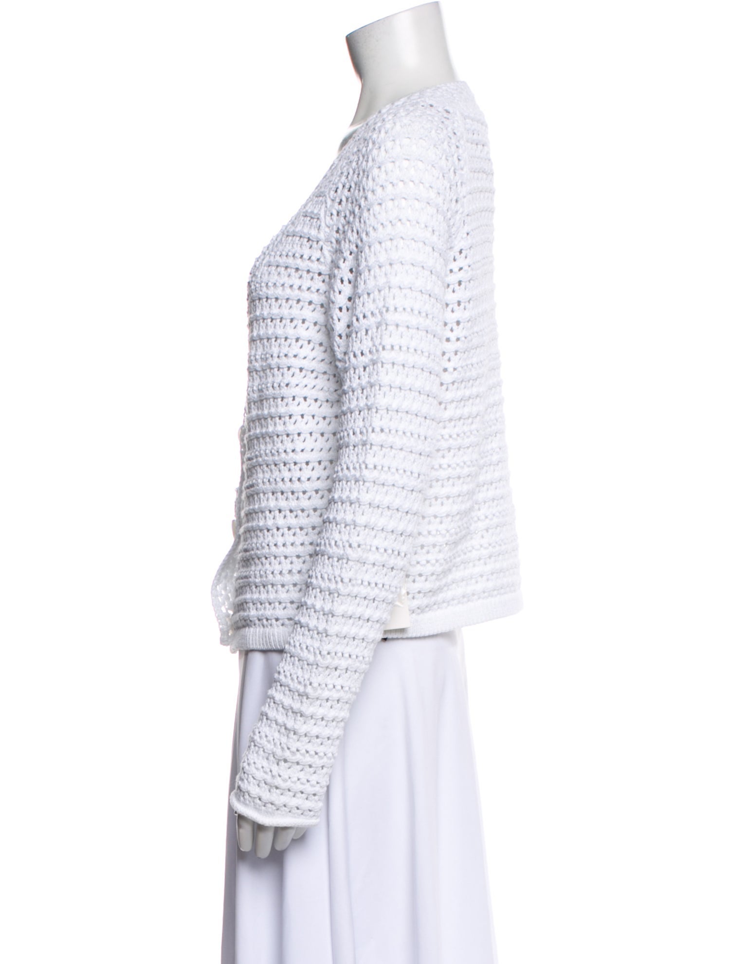 White + Warren V-Neck Sweater w/ Tags