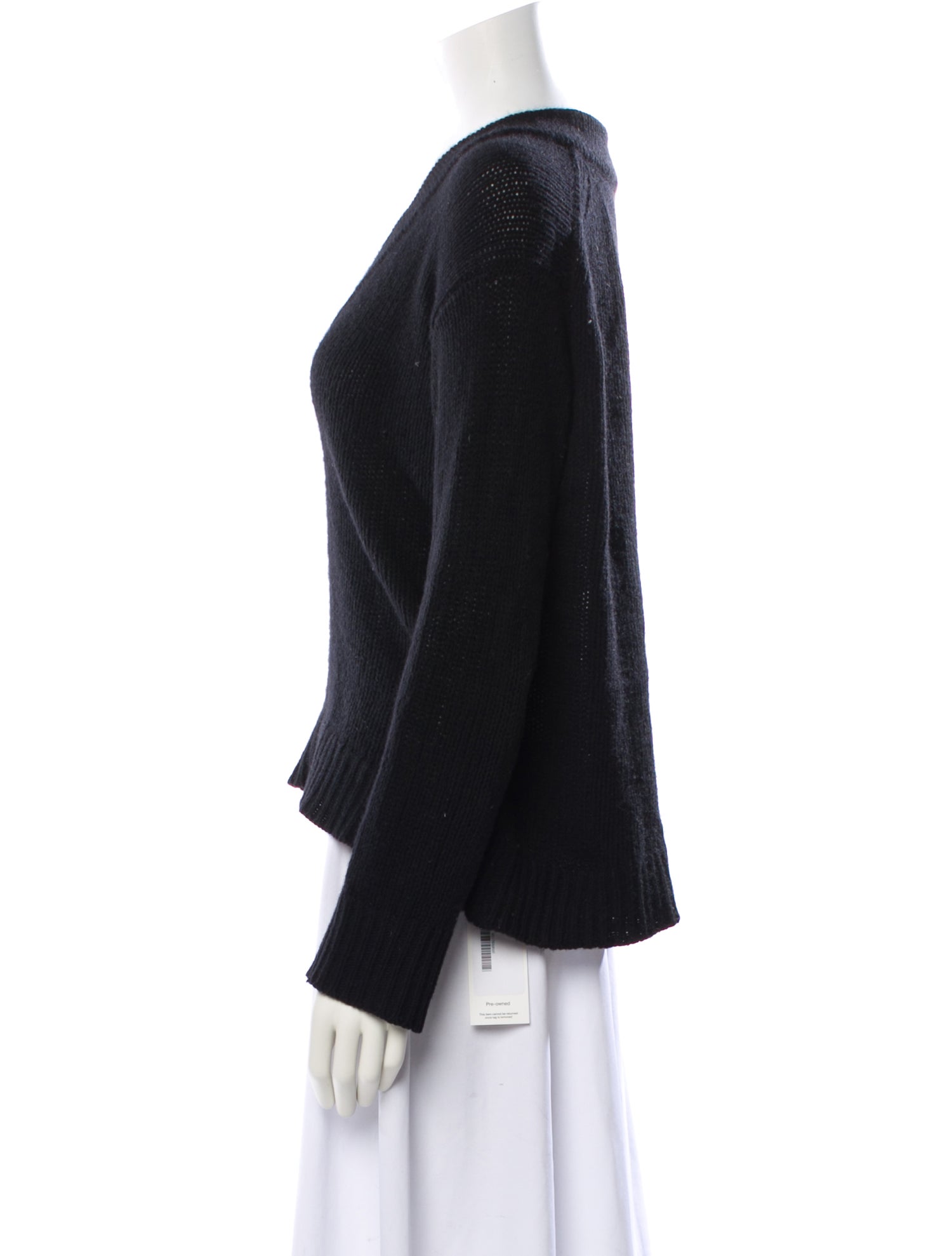 White + Warren V-Neck Sweater