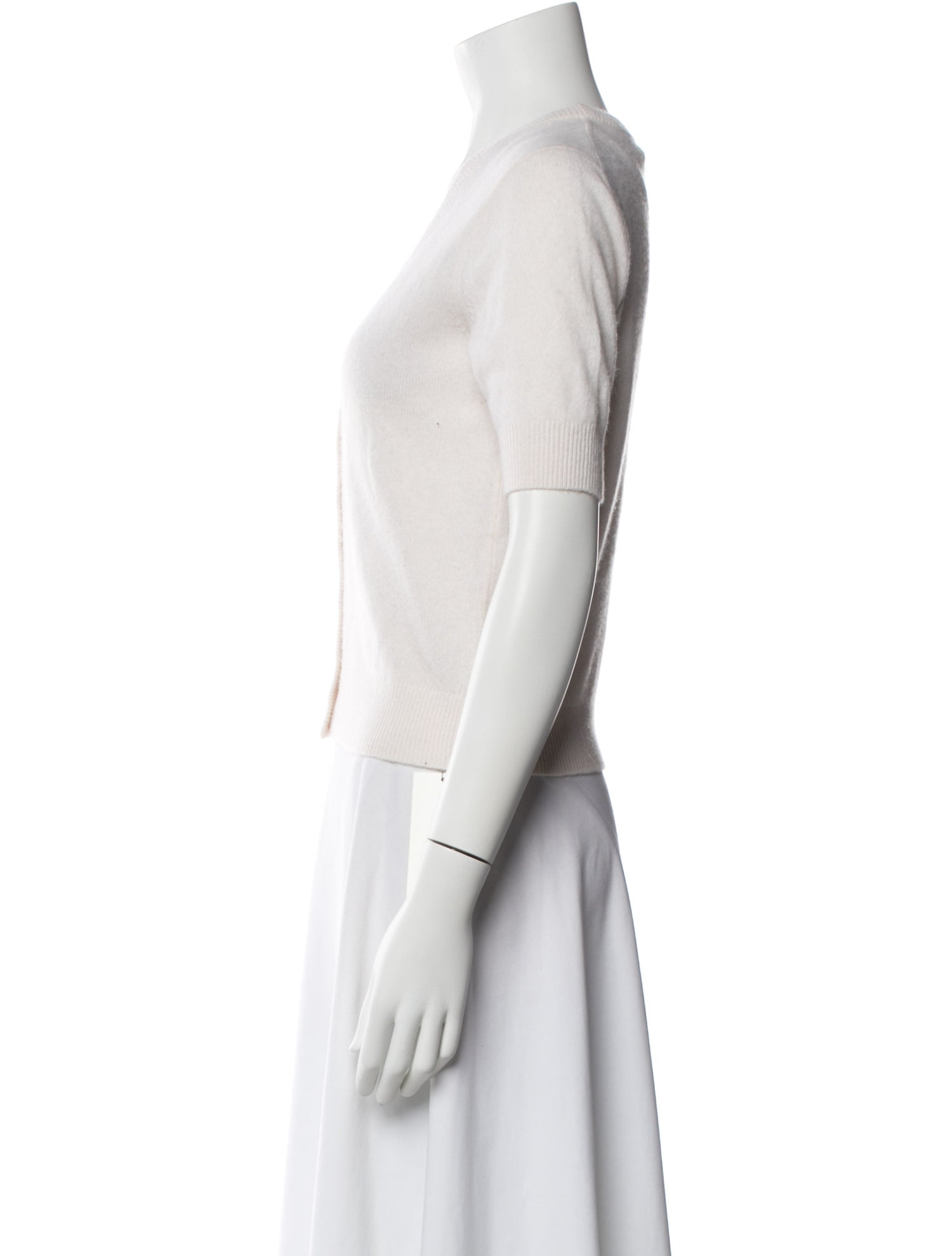 White + Warren Cashmere V-Neck Sweater