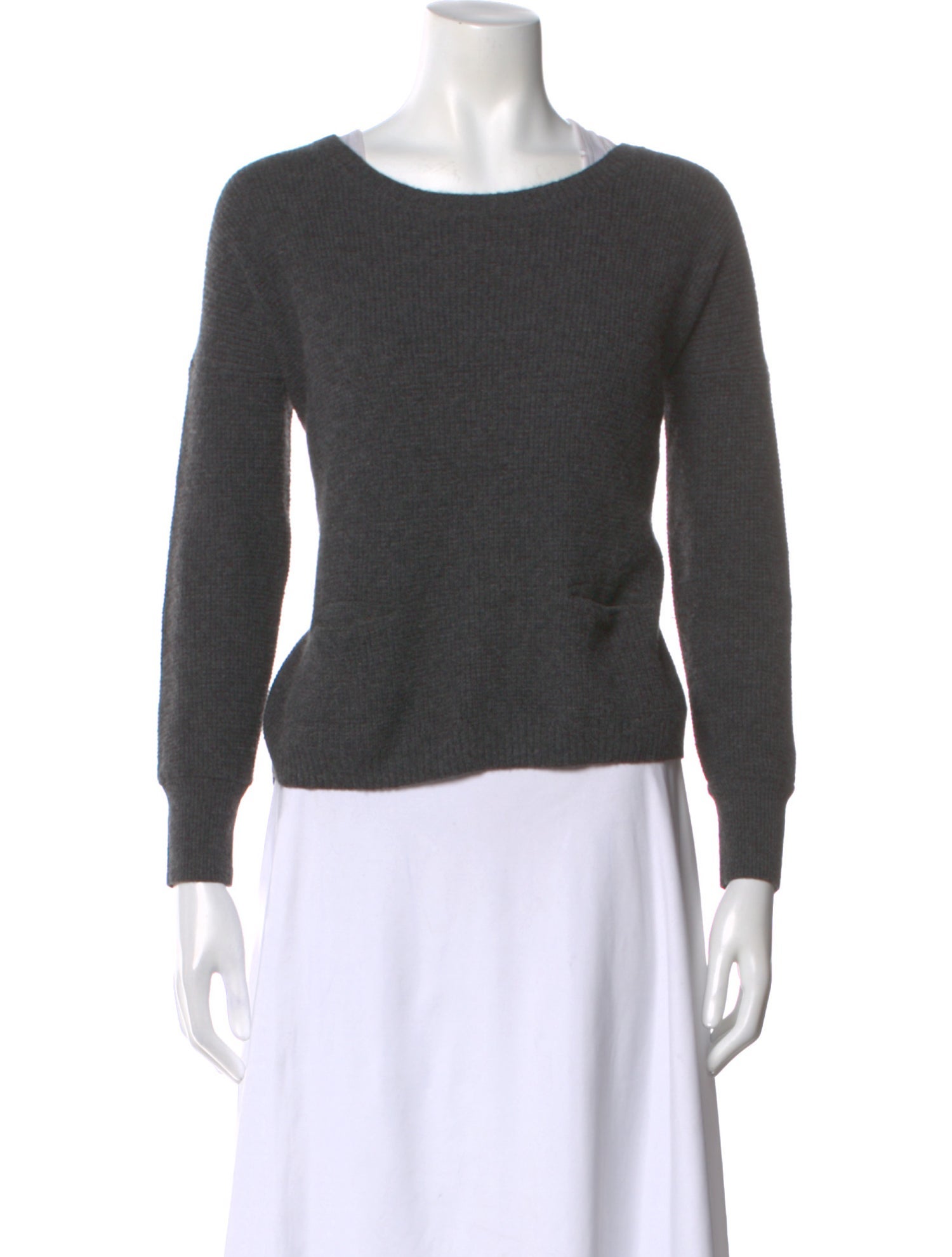 White + Warren Cashmere Scoop Neck Sweater