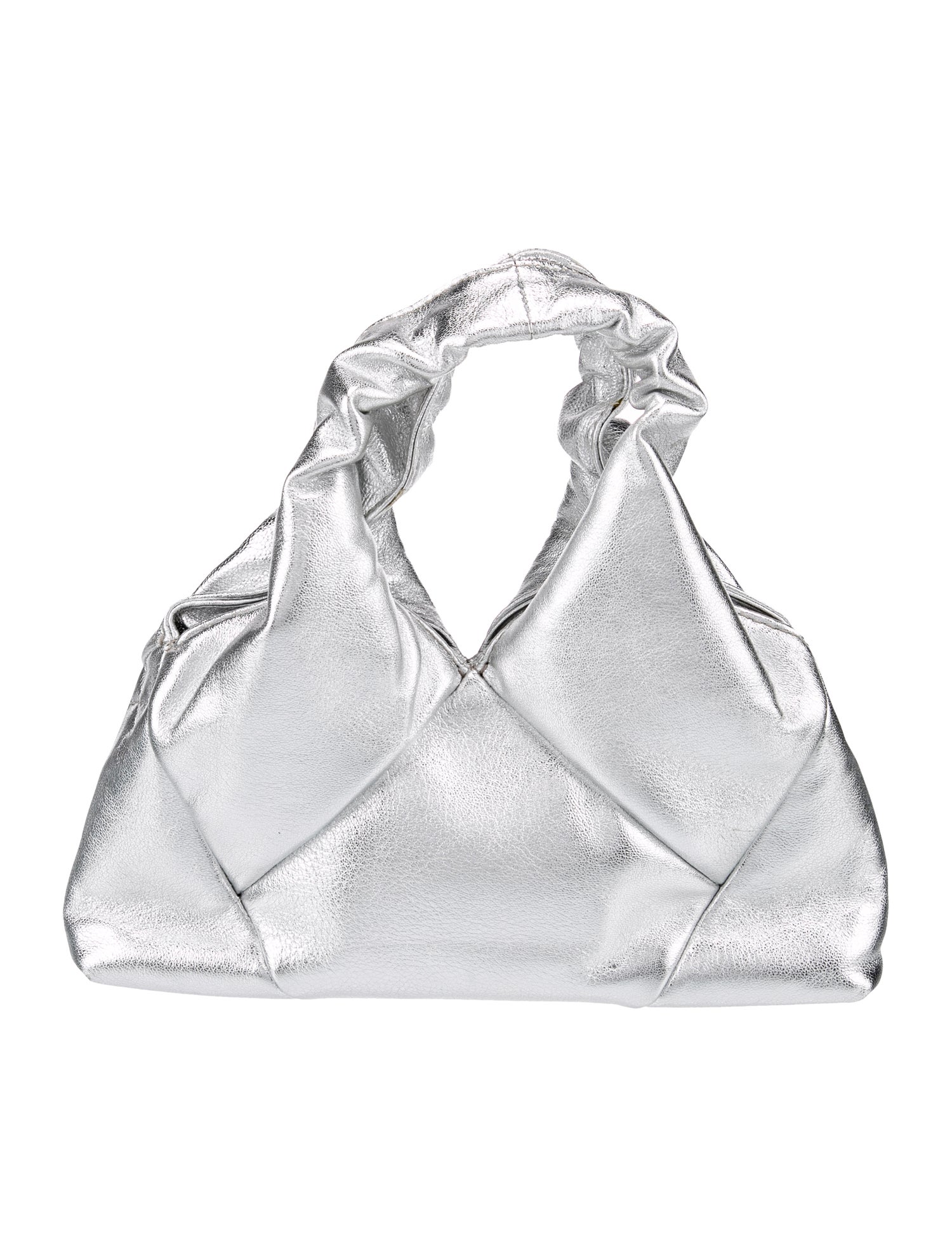 Reco Leather Top Handle Bag