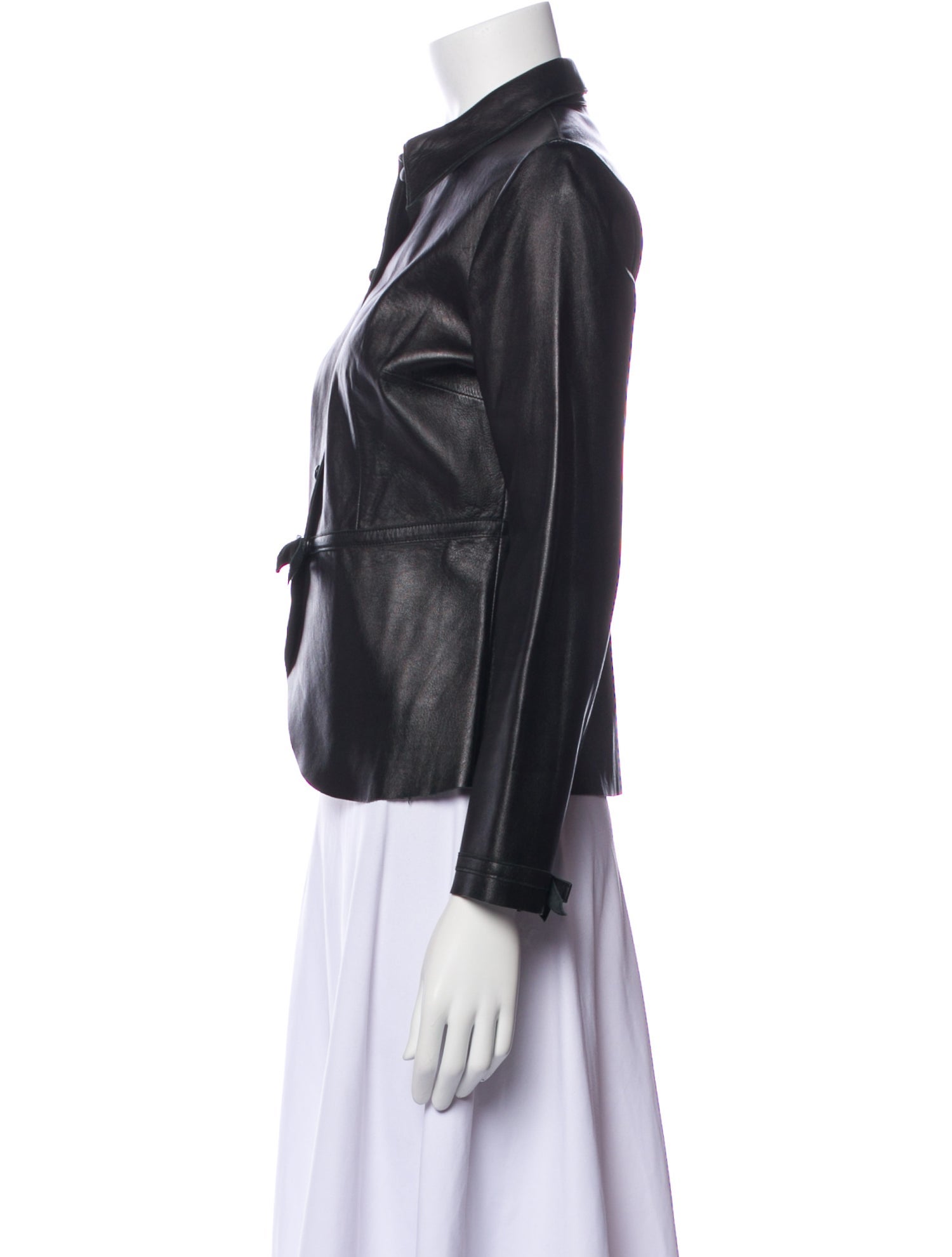 The Wrights Leather Evening Jacket