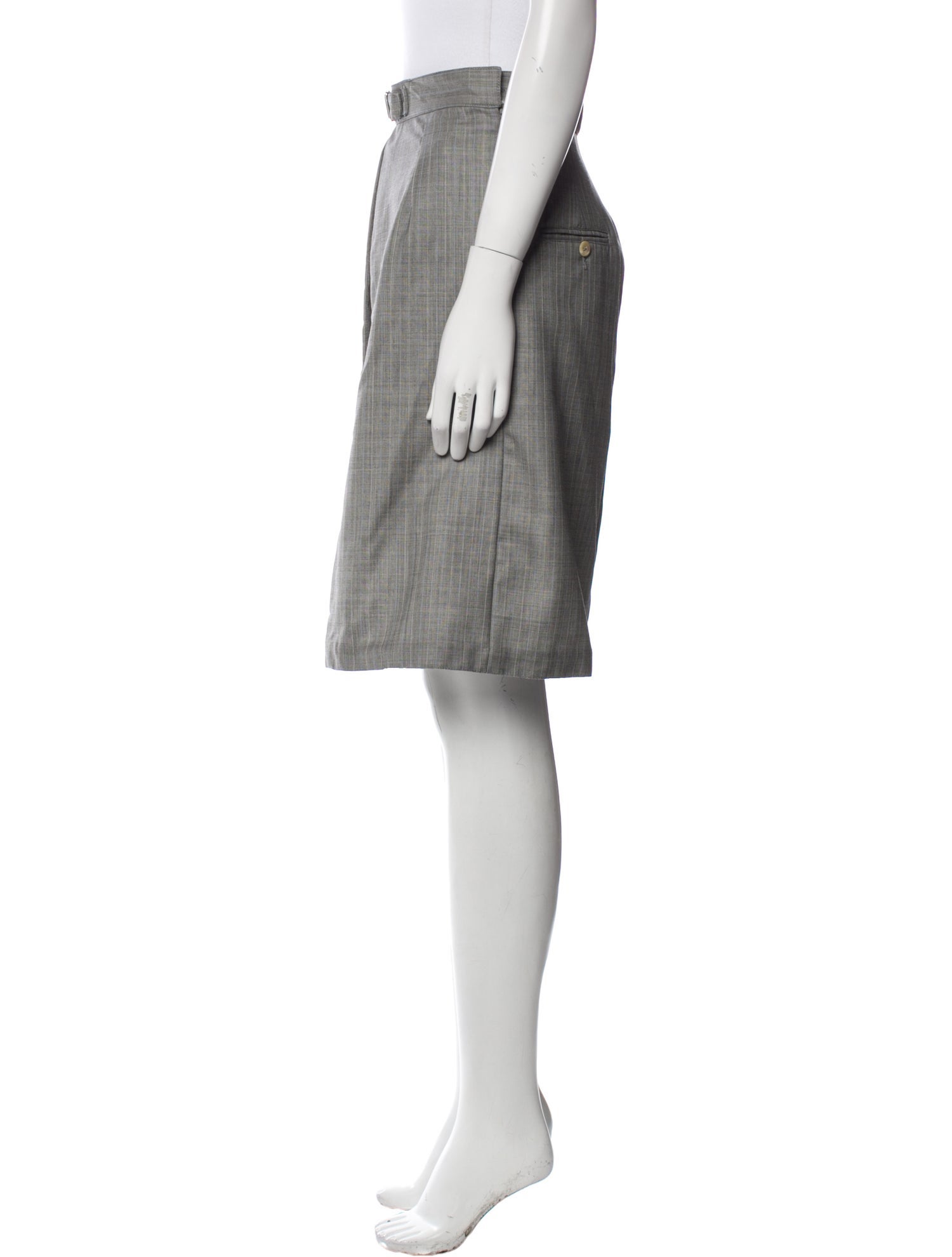 Wright Le Chapelain Colorblock Pattern Knee-Length Skirt w/ Tags