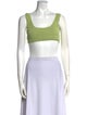 RUS Square Neckline Sleeveless Crop Top