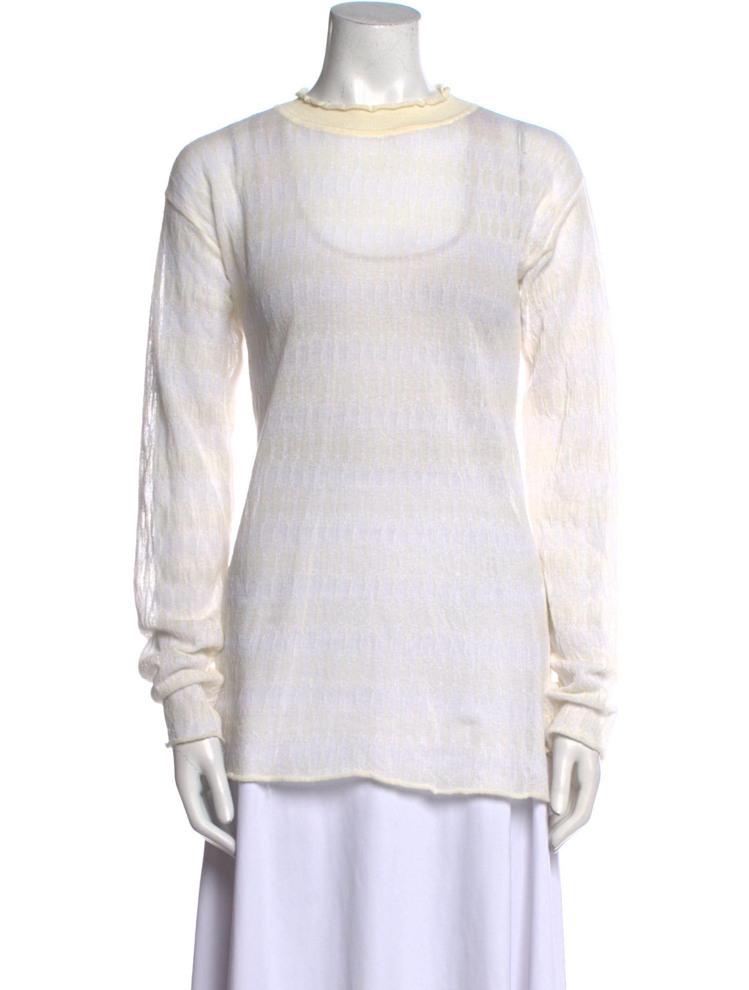 RUS Mock Neck Long Sleeve Sweatshirt