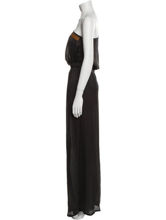 Rivet Utility One-Shoulder Jumpsuit