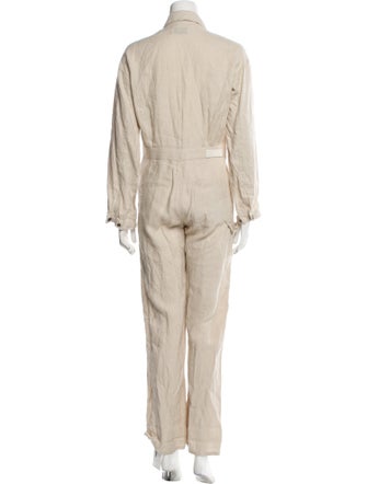 Rivet Utility Linen Jumpsuit