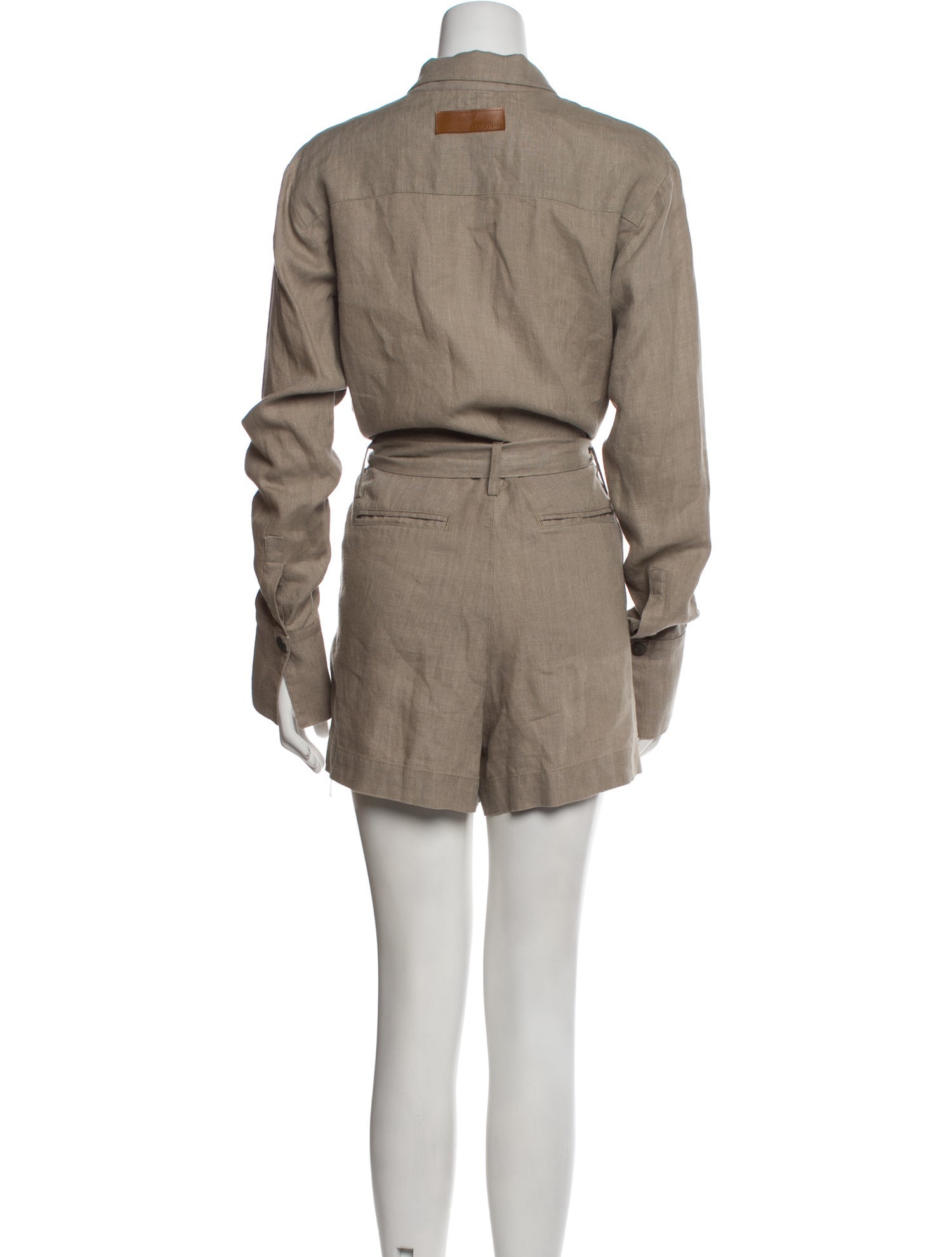 Rivet Utility Linen Romper