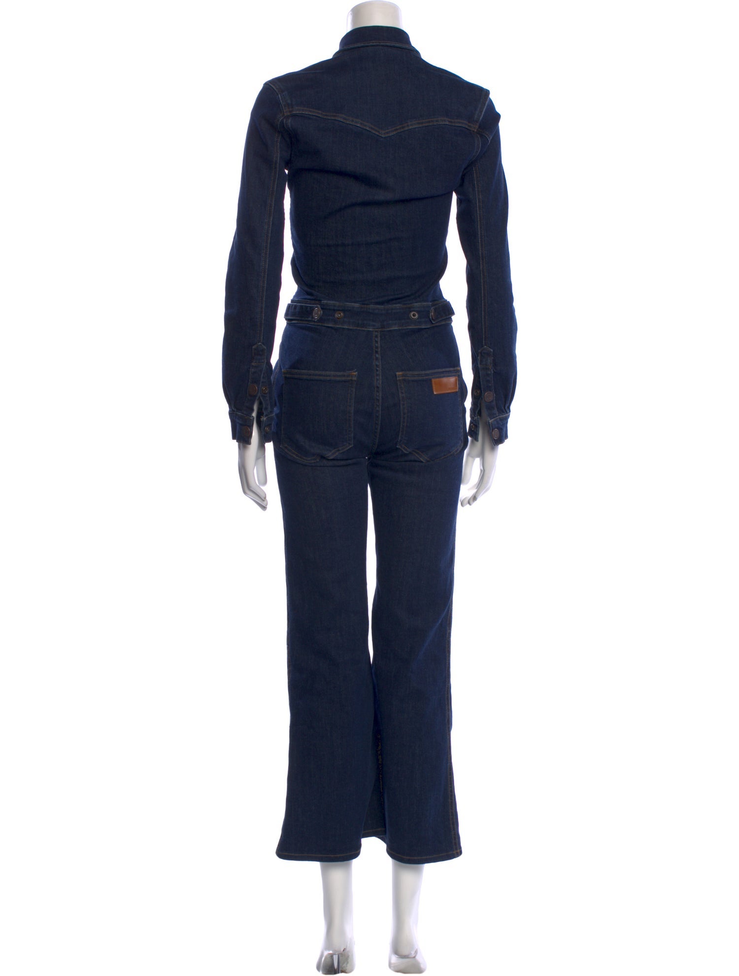 Rivet Utility Mock Neck Jumpsuit