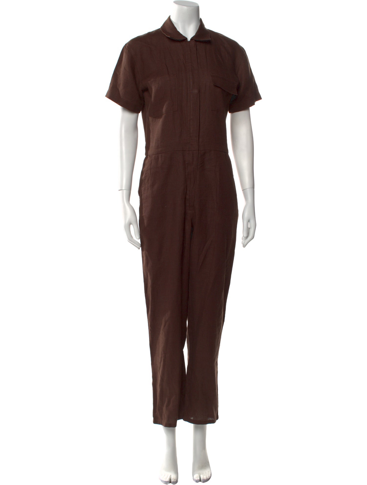 Rivet Utility Linen Jumpsuit