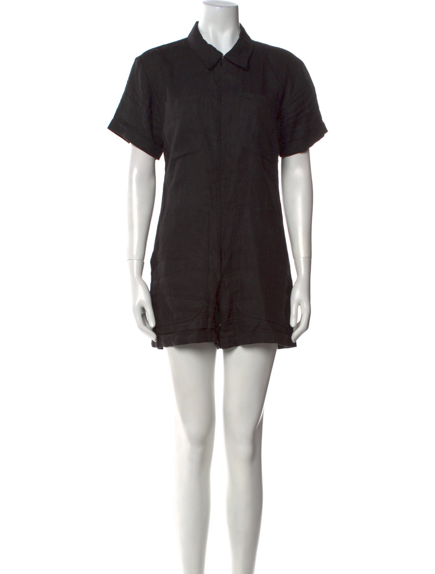 Rivet Utility Linen Romper