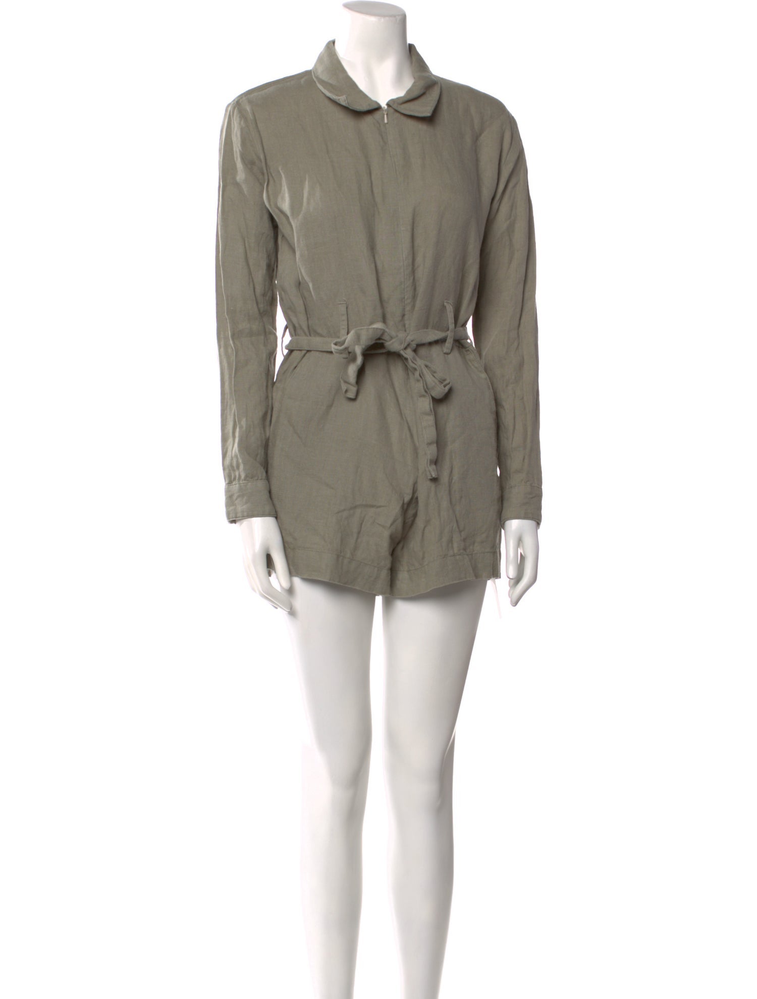 Rivet Utility Linen Romper