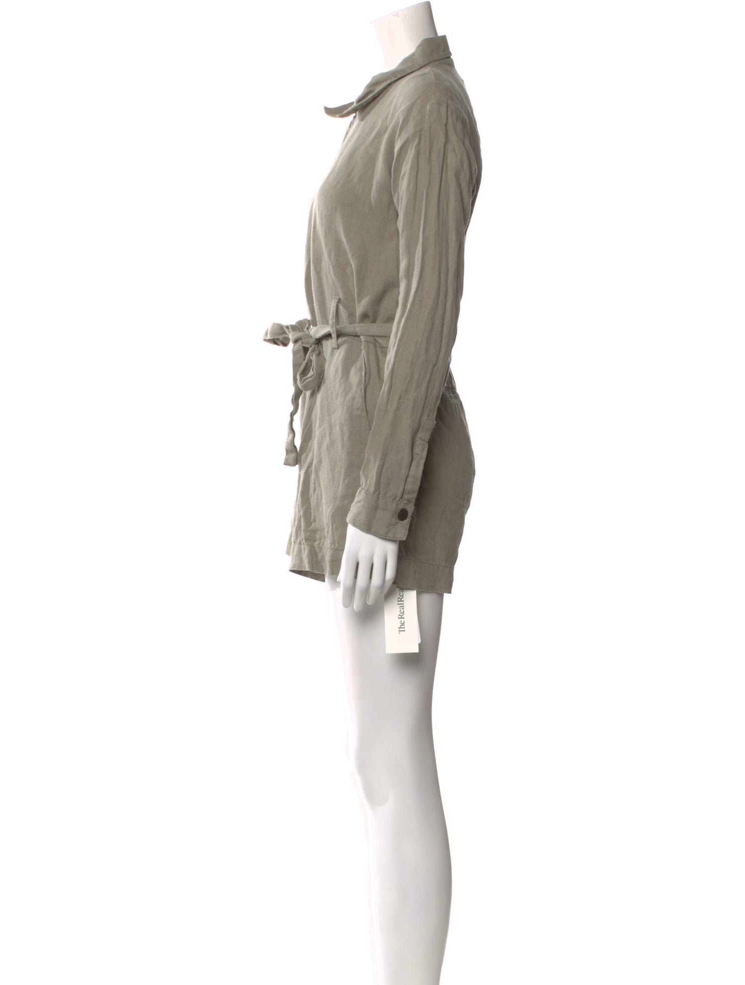 Rivet Utility Linen Romper