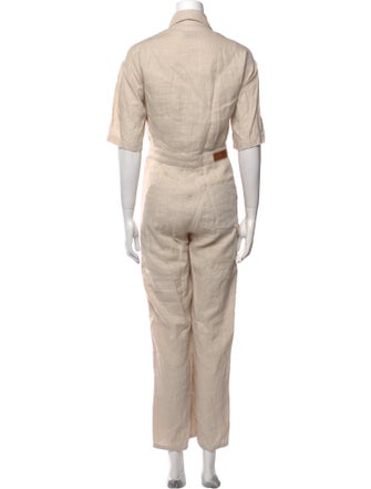Rivet Utility Linen Jumpsuit