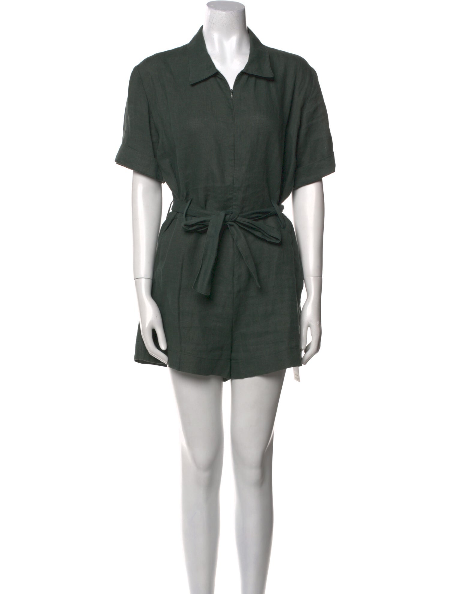 Rivet Utility Linen Romper