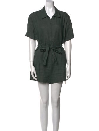 Rivet Utility Linen Romper