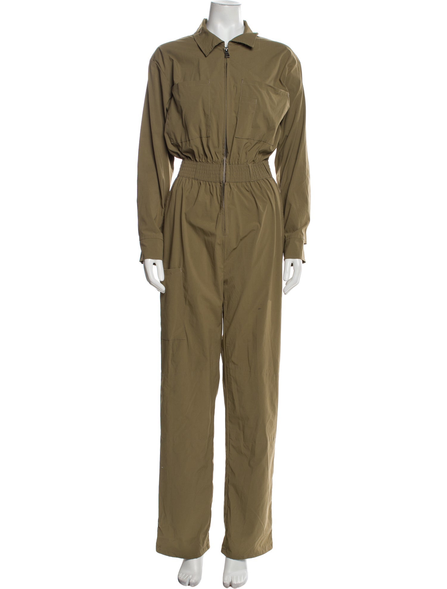 Rivet Utility Nylon Jumpsuit
