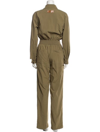 Rivet Utility Nylon Jumpsuit