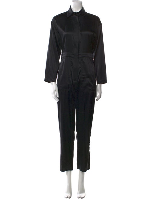 Rivet Utility Silk Jumpsuit