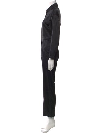 Rivet Utility Silk Jumpsuit