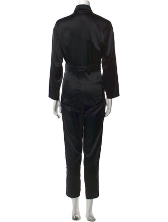 Rivet Utility Silk Jumpsuit