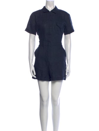 Rivet Utility Linen Romper