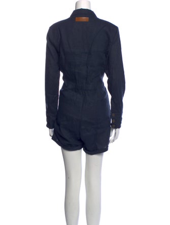 Rivet Utility Linen Romper