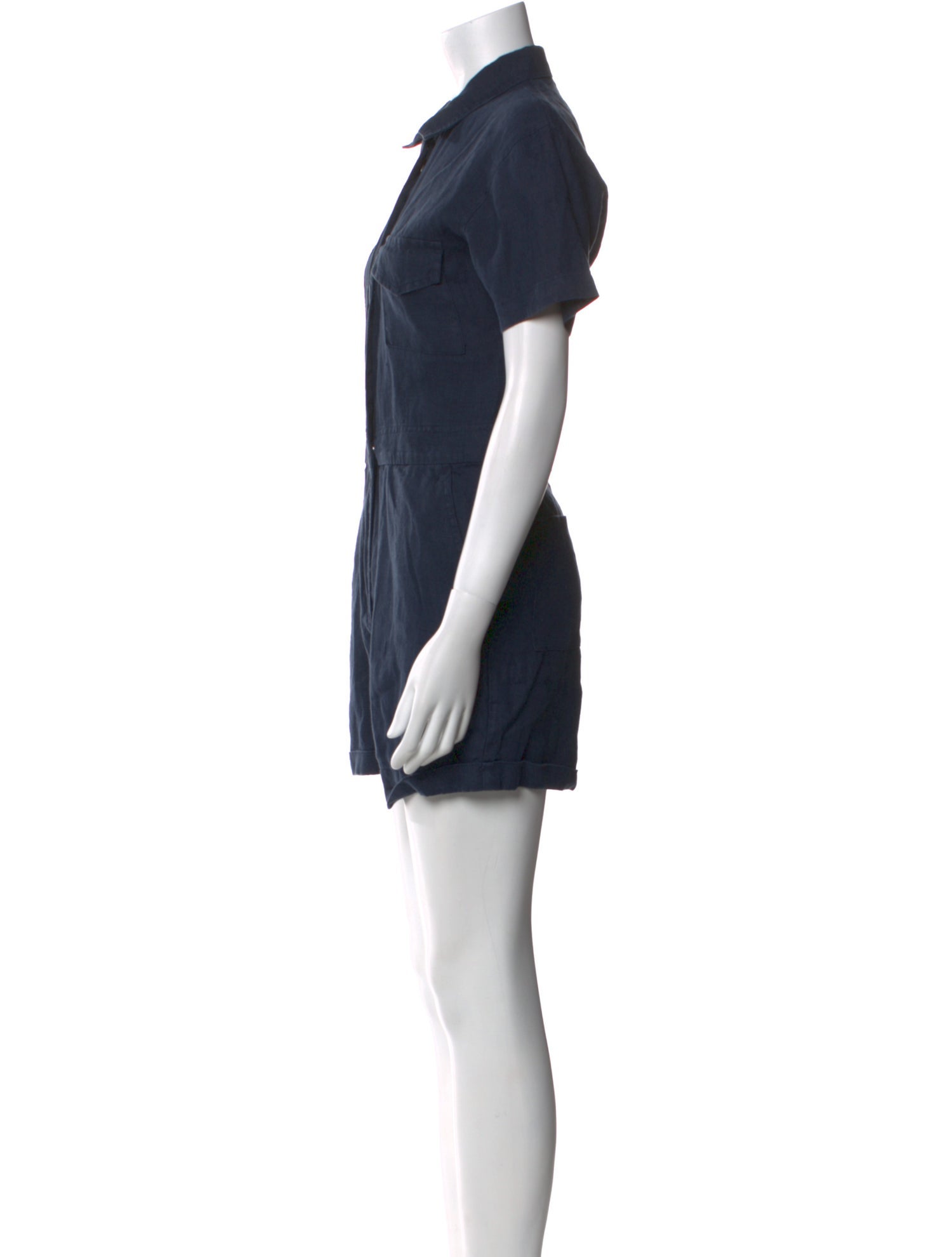 Rivet Utility Linen Romper