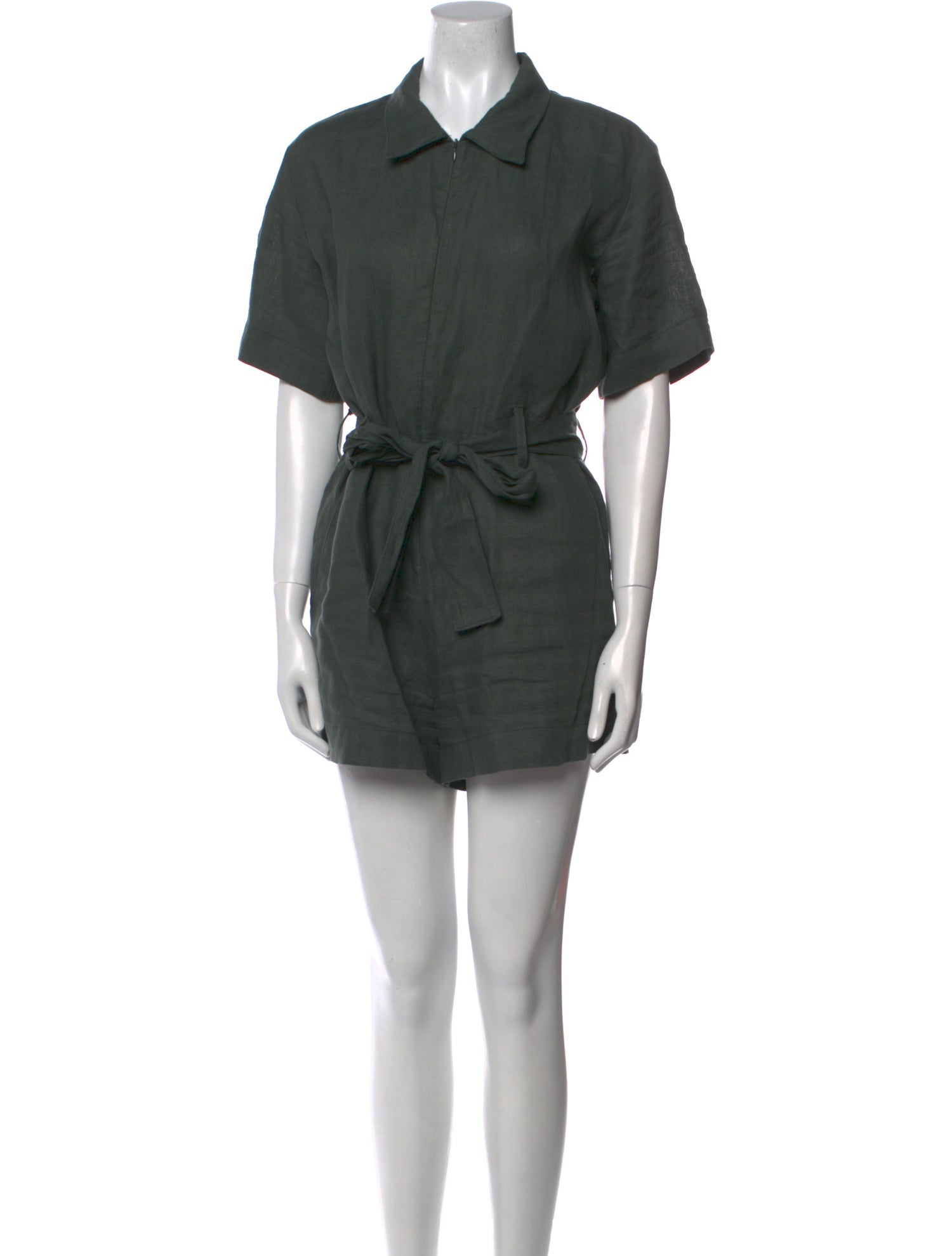 Rivet Utility Linen Romper