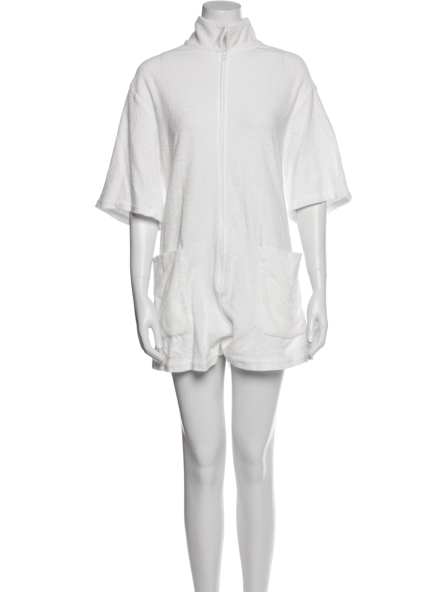 Rivet Utility Mock Neck Romper