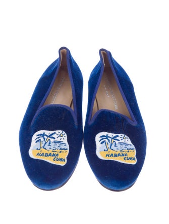 Stubbs & Wootton Velvet Smoking Slipper