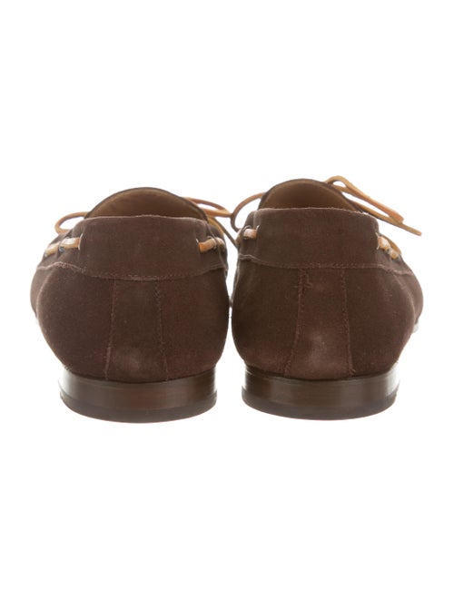 Stubbs & Wootton Suede Round-Toe Loafers