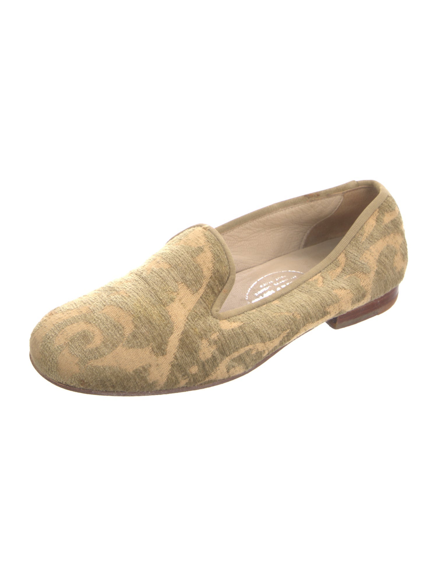 Stubbs & Wootton Suede Printed Loafers
