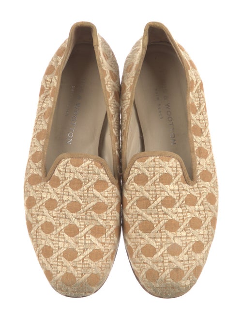 Stubbs & Wootton Canvas Printed Loafers