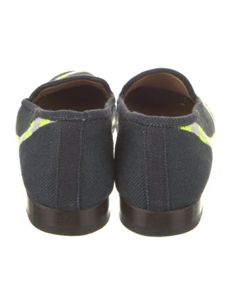 Stubbs & Wootton Canvas Printed Loafers