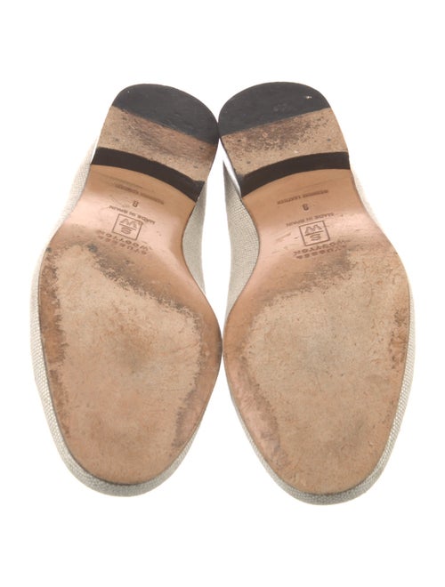 Stubbs & Wootton Canvas Embroidered Accent Loafers