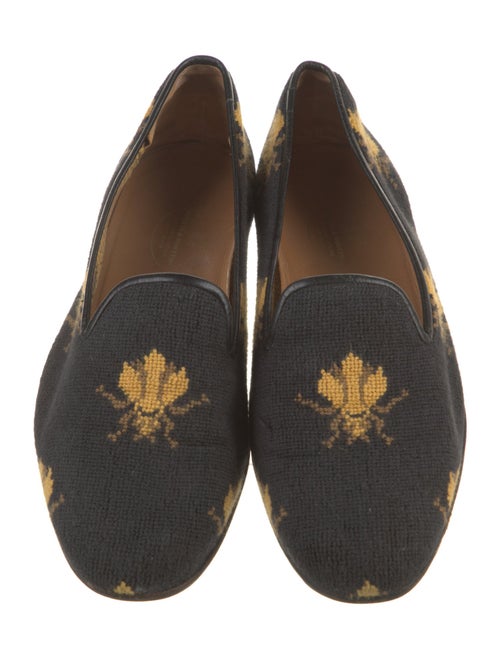 Stubbs & Wootton Canvas Printed Loafers
