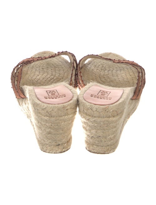 Stubbs & Wootton Jute Leather Trim Embellishment Espadrilles