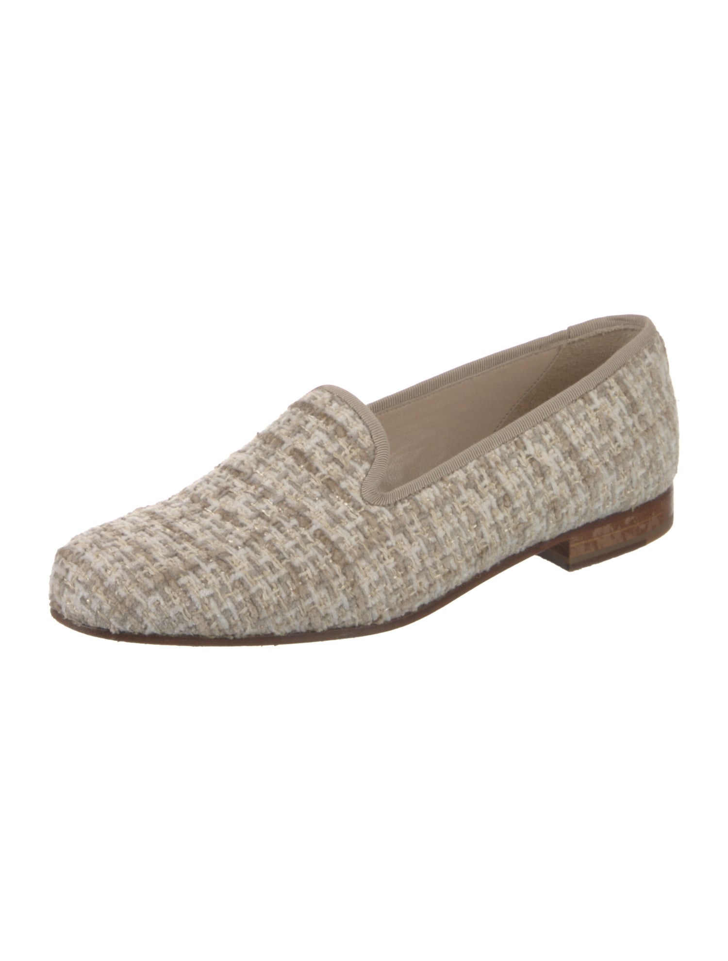 Stubbs & Wootton Tweed Printed Loafers