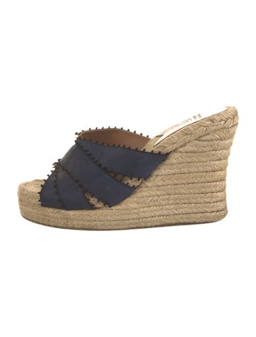 Stubbs & Wootton Sandals Satin Espadrilles 8
