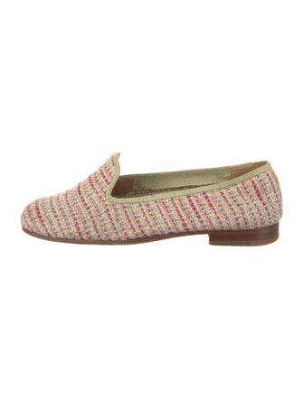 Stubbs & Wootton Tweed Printed Loafers