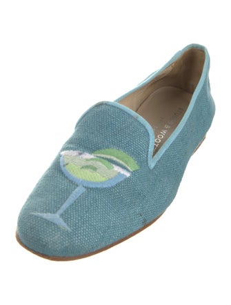 Stubbs & Wootton Canvas Printed Flats