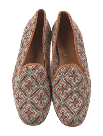 Stubbs & Wootton Patterned Loafers